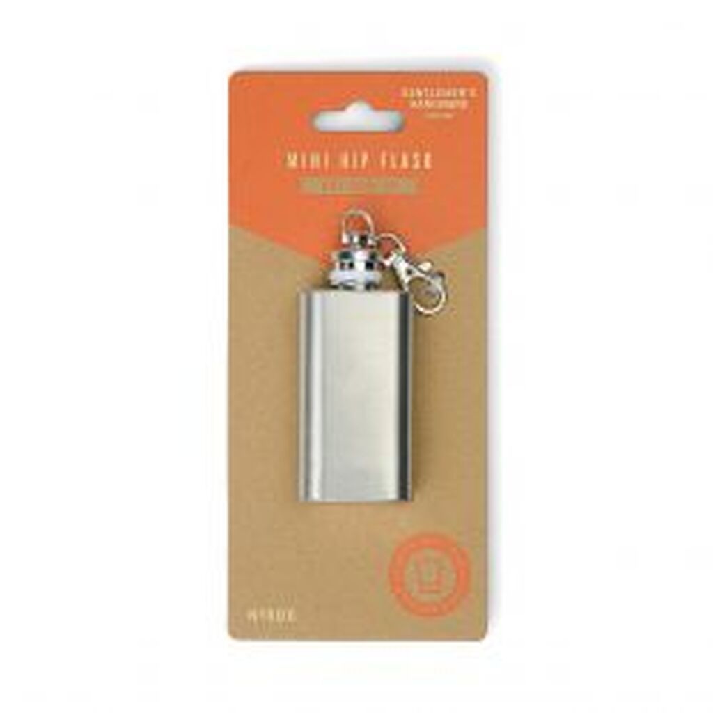 Gentlemen's Hardware Mini Hip Flask - Lommelærke
