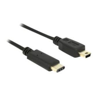 Delock Cable Usb C 2.0 Male > Usb 2.0 Mini-b Male 2.0 M Black