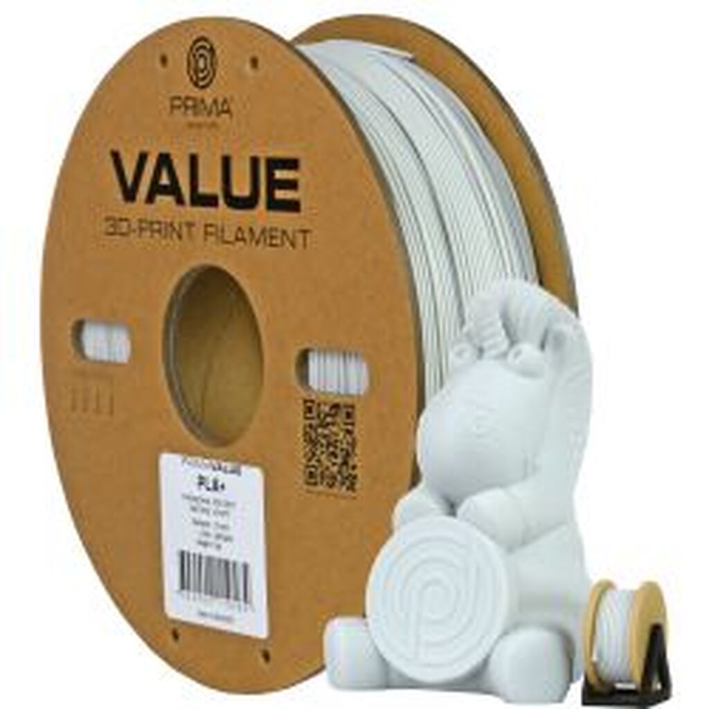 PrimaValue PLA+ - Light Grey - 1.75mm - 1kg