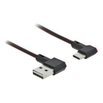 Delock Easy-usb 2.0 Cable Type-a To Usb Type-c Angled 1,5m - Ledning