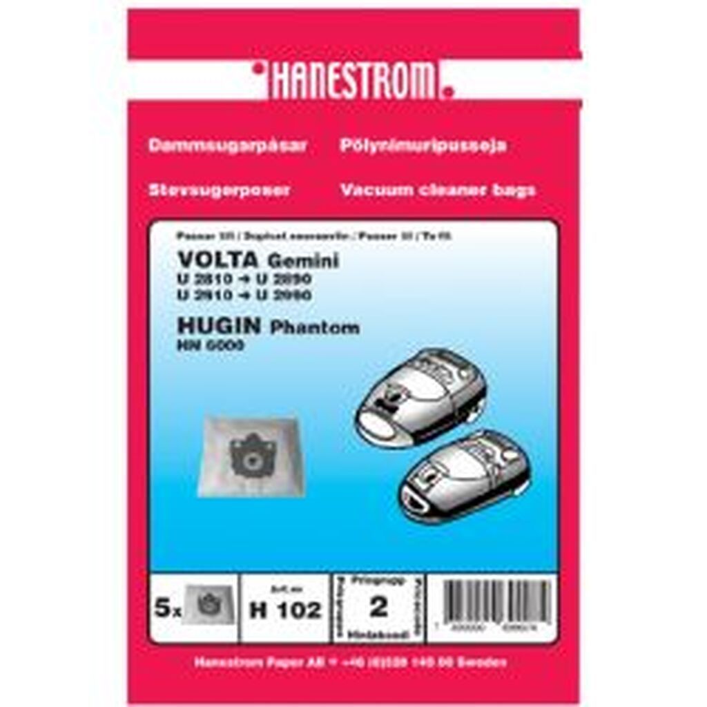 Hanestroem Dammsugarpåsar Volta Gemini