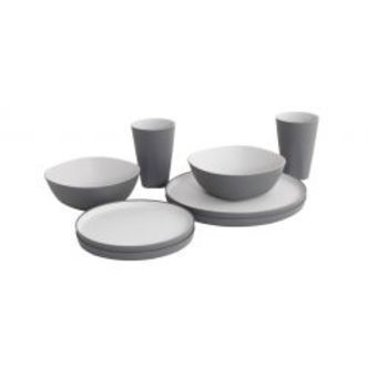 Outwell Gala 2 Person Dinner Set Grey Mist - Service