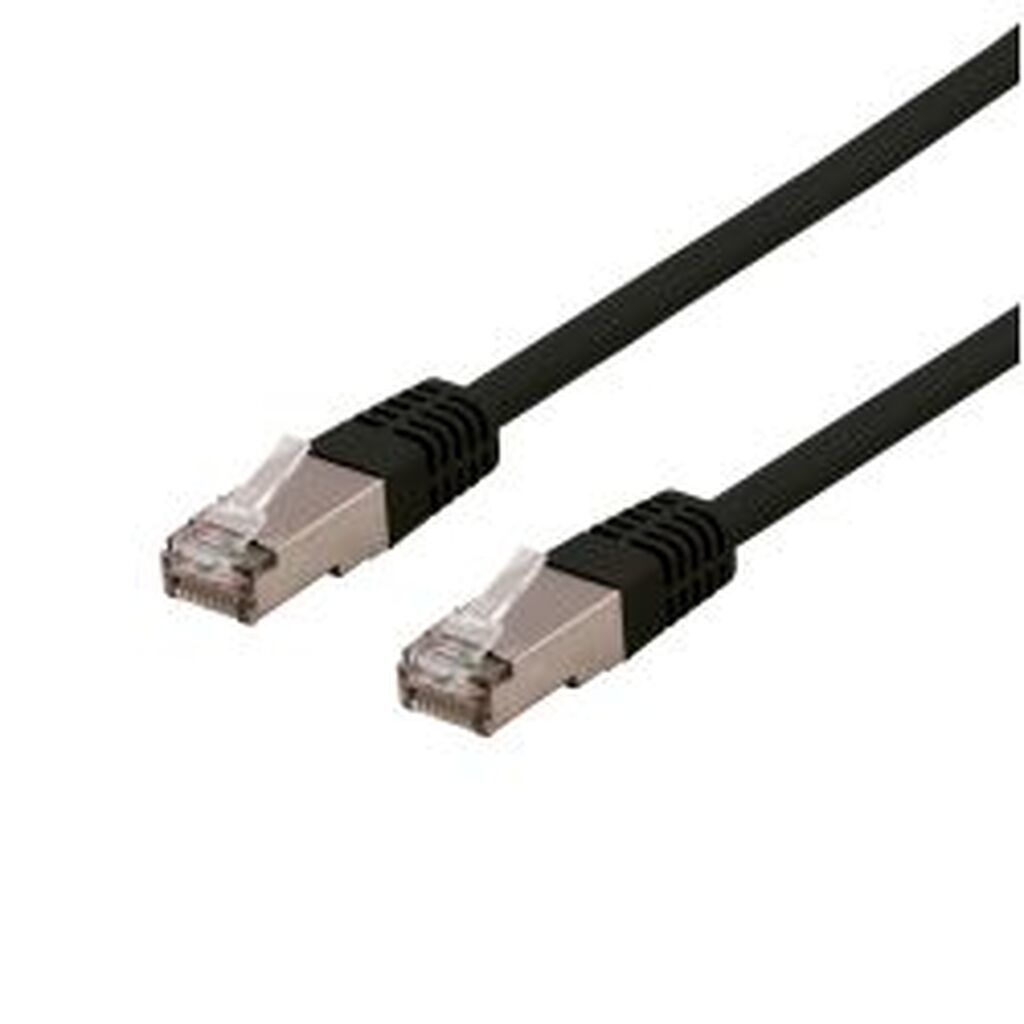 Deltaco S/ftp Cat6 Patch Cable, Lszh, 20m, Black