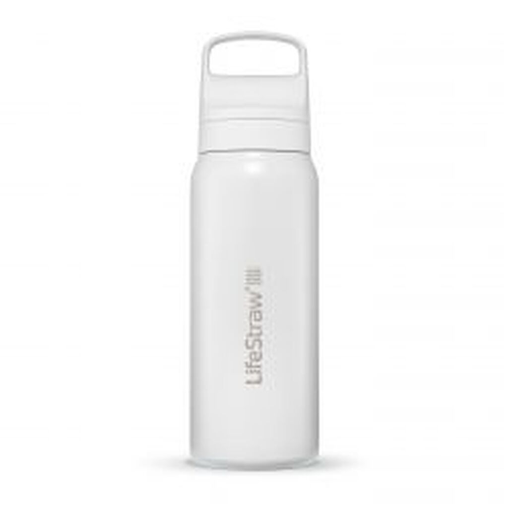 LifeStraw Go 2.0 Stainless Steel Water F - White - Str. .7L - Vandfilter