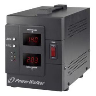 Powerwalker Avr 1500 Siv, 2x Schuko Outlets, 1500va, 0,80 Opf, Black