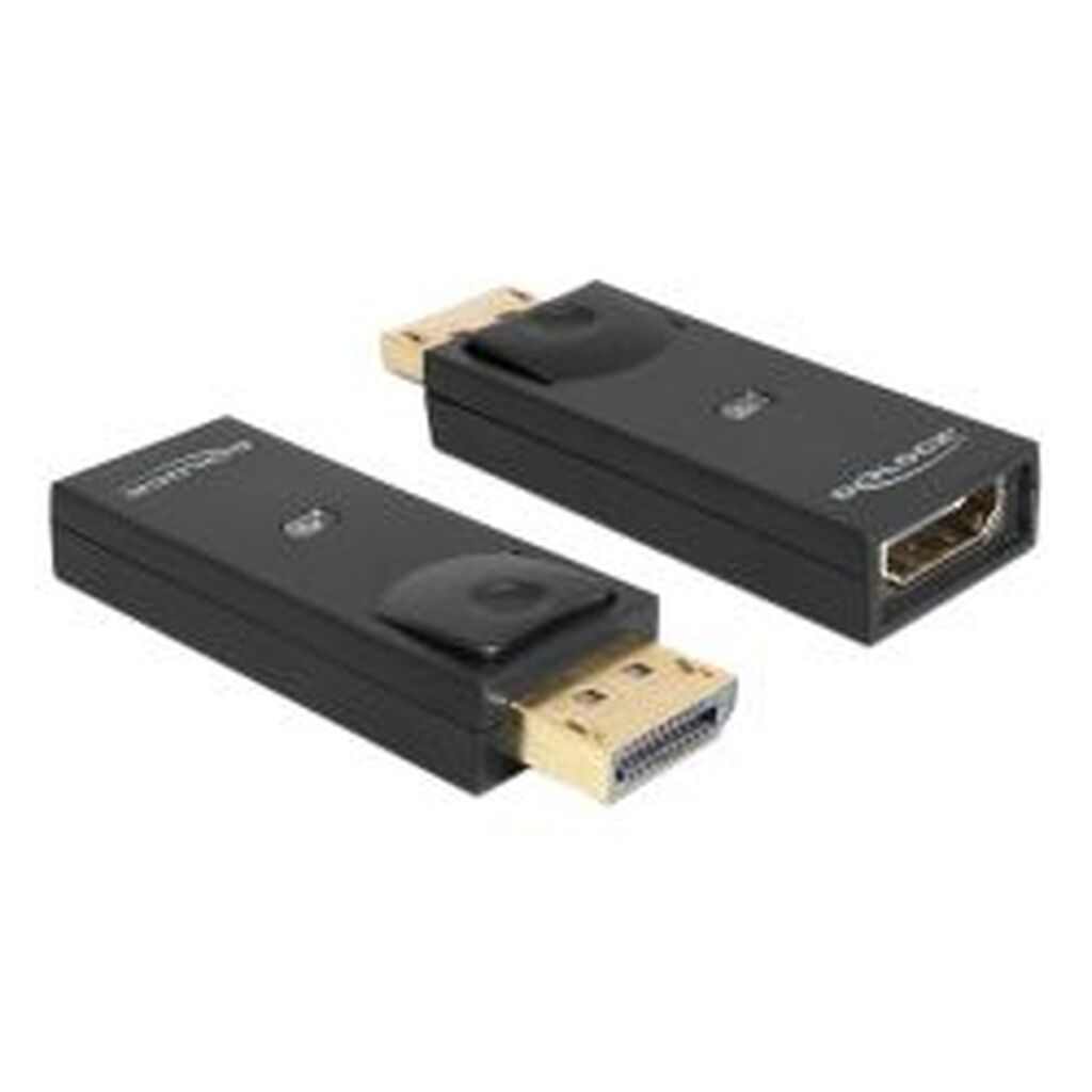 Delock Adapter Displayport 1.1 Male &gt; Hdmi Female Passive Black