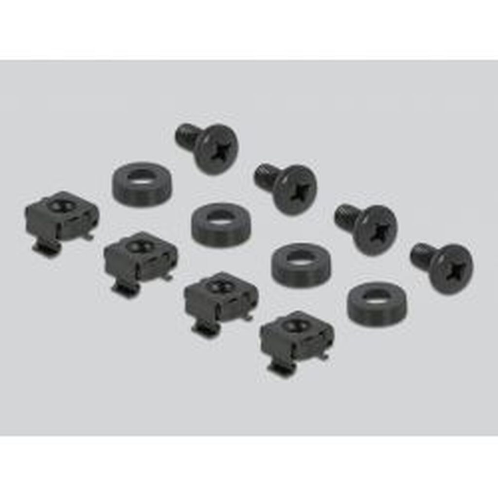 Delock 19? Din Rail Panel 2u Black