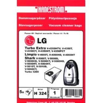 Hanestroem Dammsugarpåsar Lg Shark V-5000t 5p