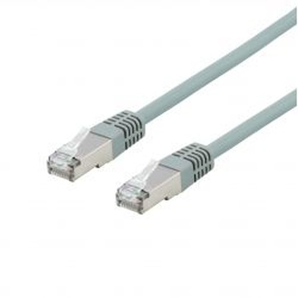 Deltaco U/ftp Cat6a Patch Cable, Lszh, 2m, Grey