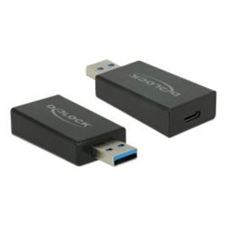 Delock Converter Usb 3.1 Gen 2 Usb-a Male To Usb-c Female, 10 Gbp