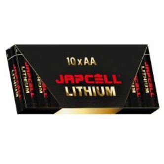 JAPCELL Lithium AA Batteries - 10 pcs. Pack - Batteri