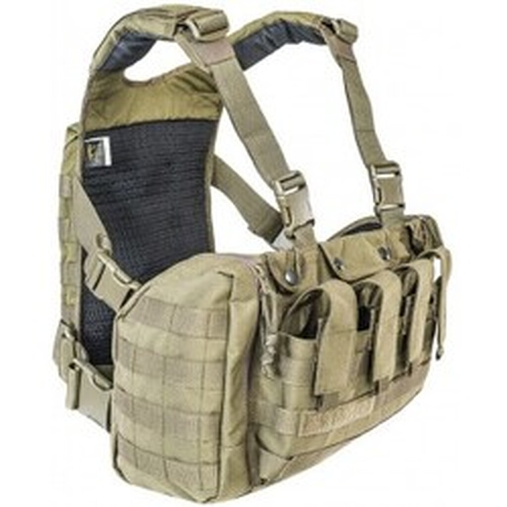 Tasmanian Tiger Tt Trooper Back Plate - Olive - Str. Stk - Taske