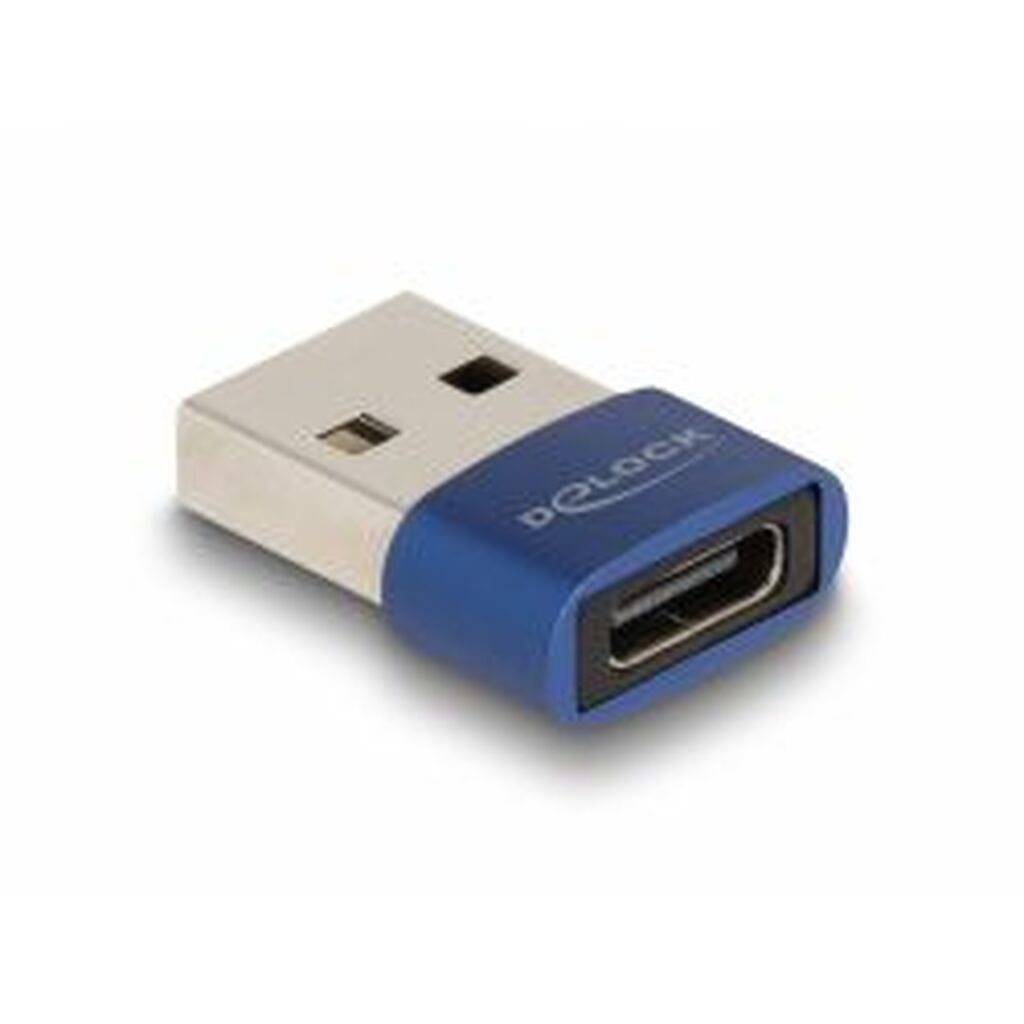 Delock Usb 2.0 Adapter Usb Type-a Male To Usb Type-c? Female Blue