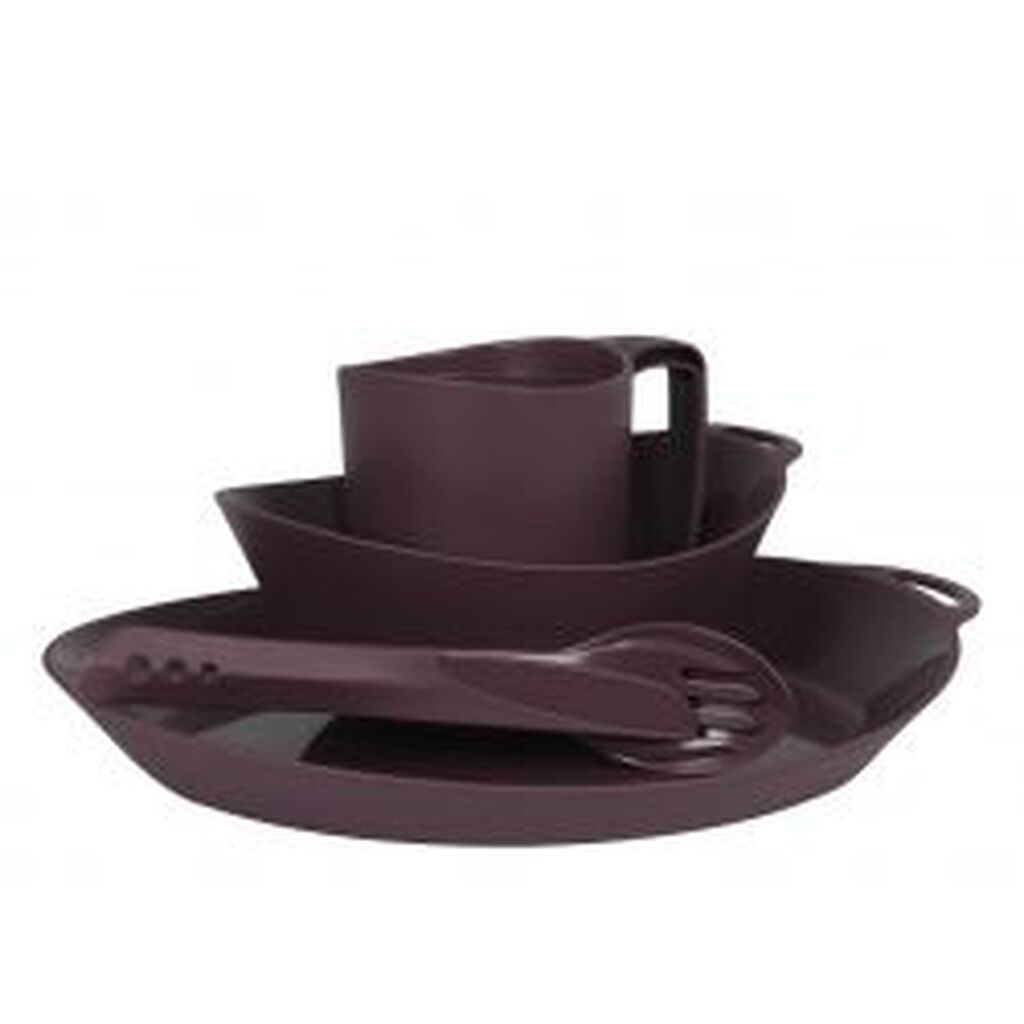 Lifeventure Ellipse 4-piece Set - Kfs / Bowl / Plate - Service