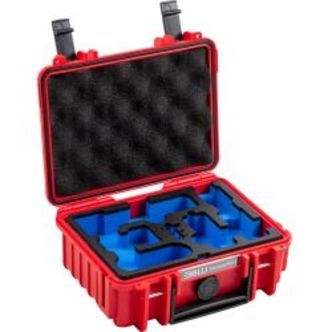 B&W Outdoor Cases BW Outdoor Case Type 500 for DJI Osmo Pocket 3 Creator Combo, Red