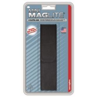 Maglite Mini AAA nylon hylster sort til sikker lommelygte opbevaring
