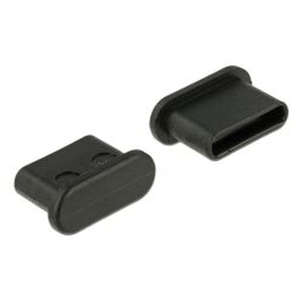 Delock Dust Cover For Usb Type-c? Female Without Grip 10pcs, Black