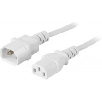 Deltaco Extension Cable, Pc Screen, Straight Iec C13 - Straight Iec