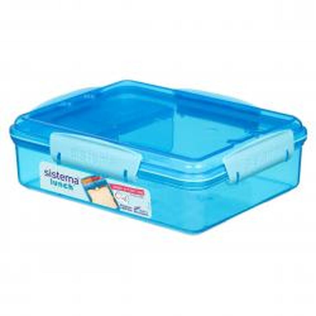 Sistema Snack Attack Duo 975ml - Blå - Madkasse