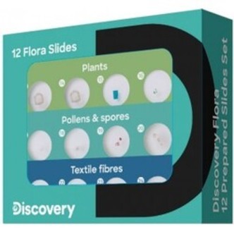 Discovery Flora 12 Prepared Slides Set - Tilbehør til mikroskop