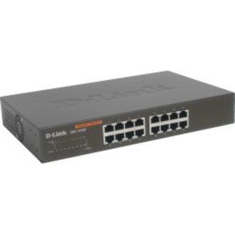 Dlink Switch, 16x10/100/1000mbps, Rj45