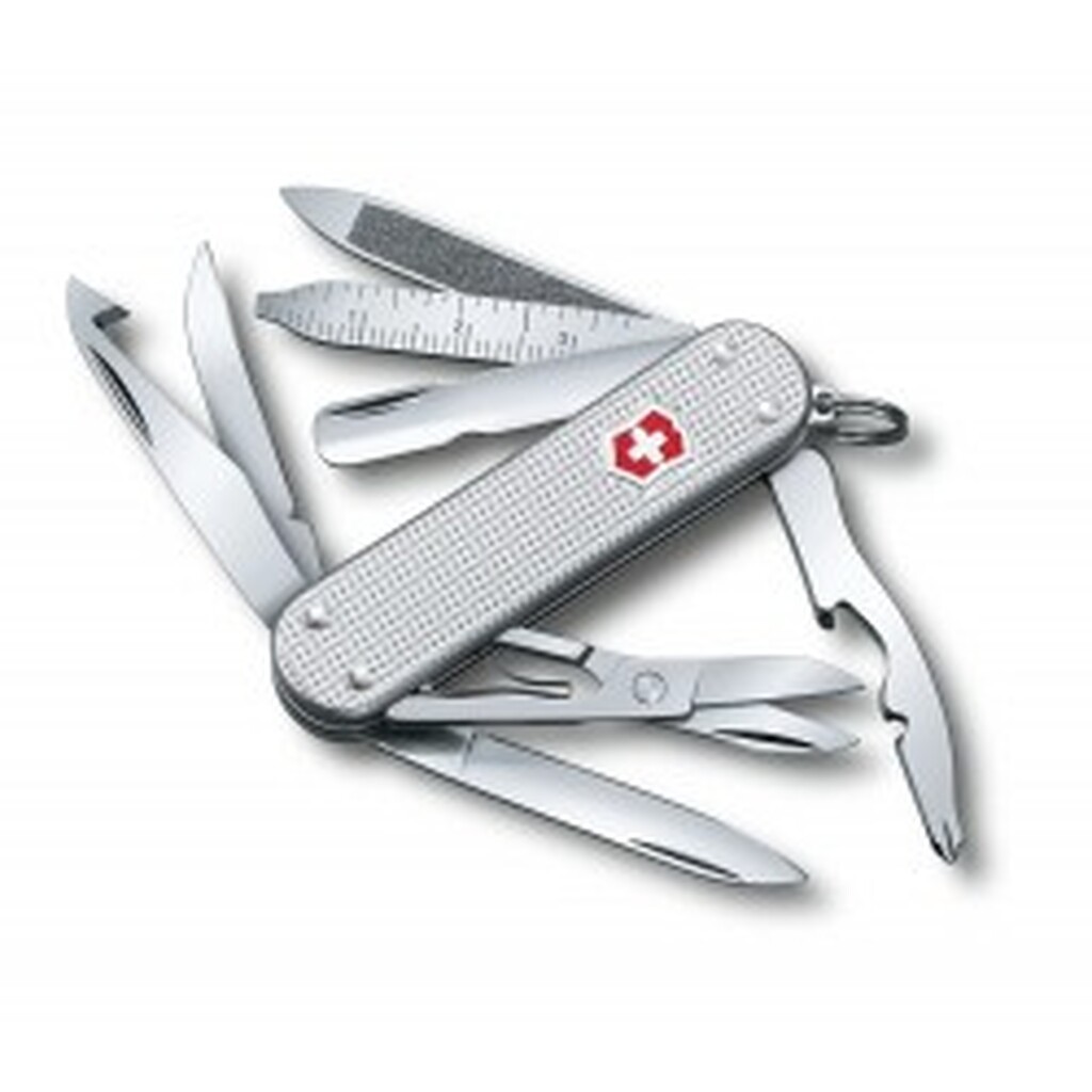 Victorinox Minichamp, 58 Mm, Alox, Silver - Multitool