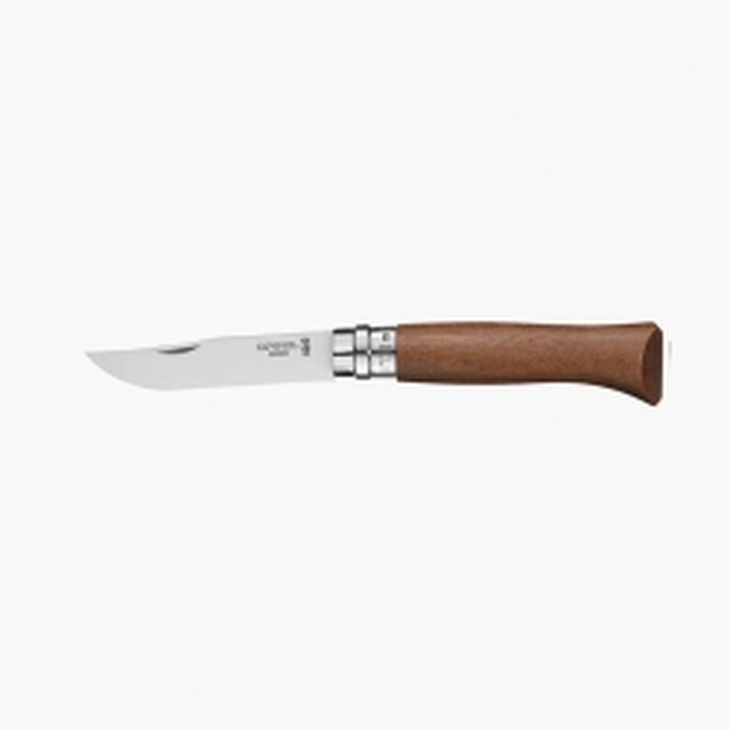 Opinel NÂ°8 - valnød - Rustfri stål - Opinel - Kniv