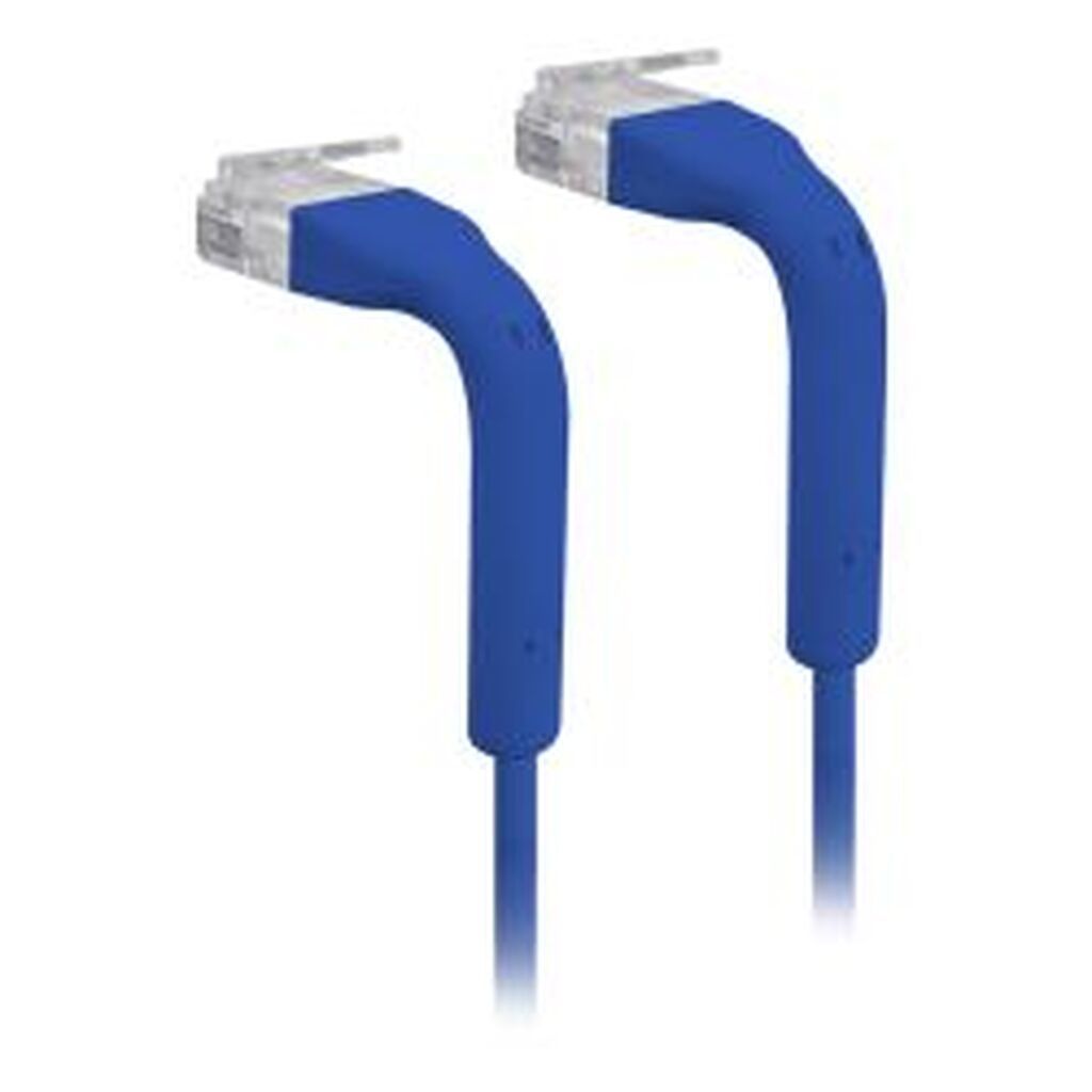 Ubiquiti Unifi Ethernet Patch Cable Bendable Booted Rj45 0.3m Blue