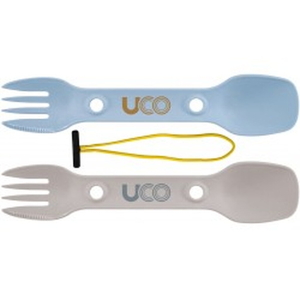 Uco Utility Spork 2pk With Cord Stone - Bestik