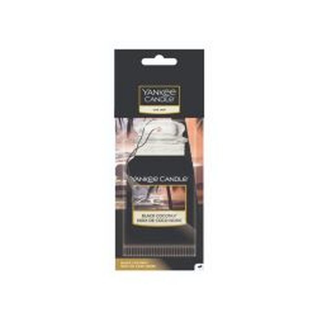 Yankee Candle Car Jar Paper - Black Cononut - Lugtfjerner