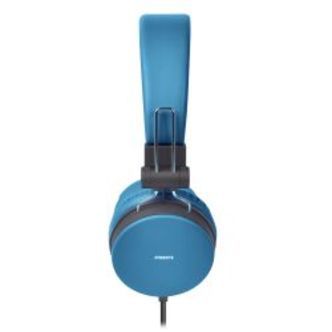 Streetz H300 Headphones With Microphone, Foldable, 3.5 Mm, Blue