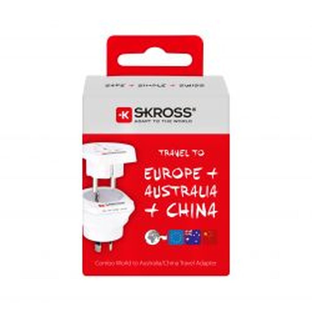 Skross Combo Adapter For Australia & Europe