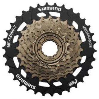 Shimano Skruekrans 7s Mf-tz500 14-16-18-20-22-24-34t - Cykel kassette