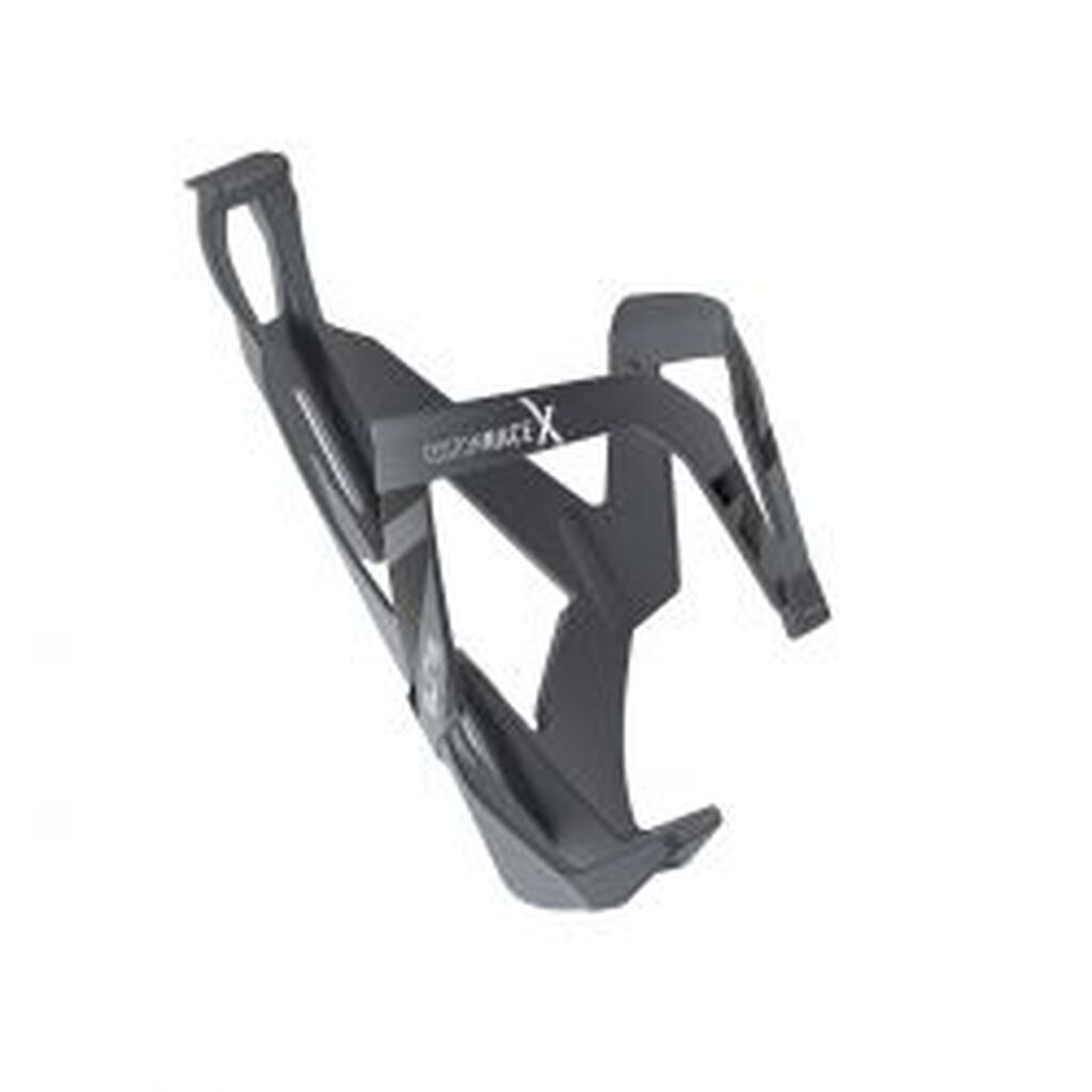 Elite Bottle Cage Custom RaceX Grey Skin, Black Graphic - Flaskeholder