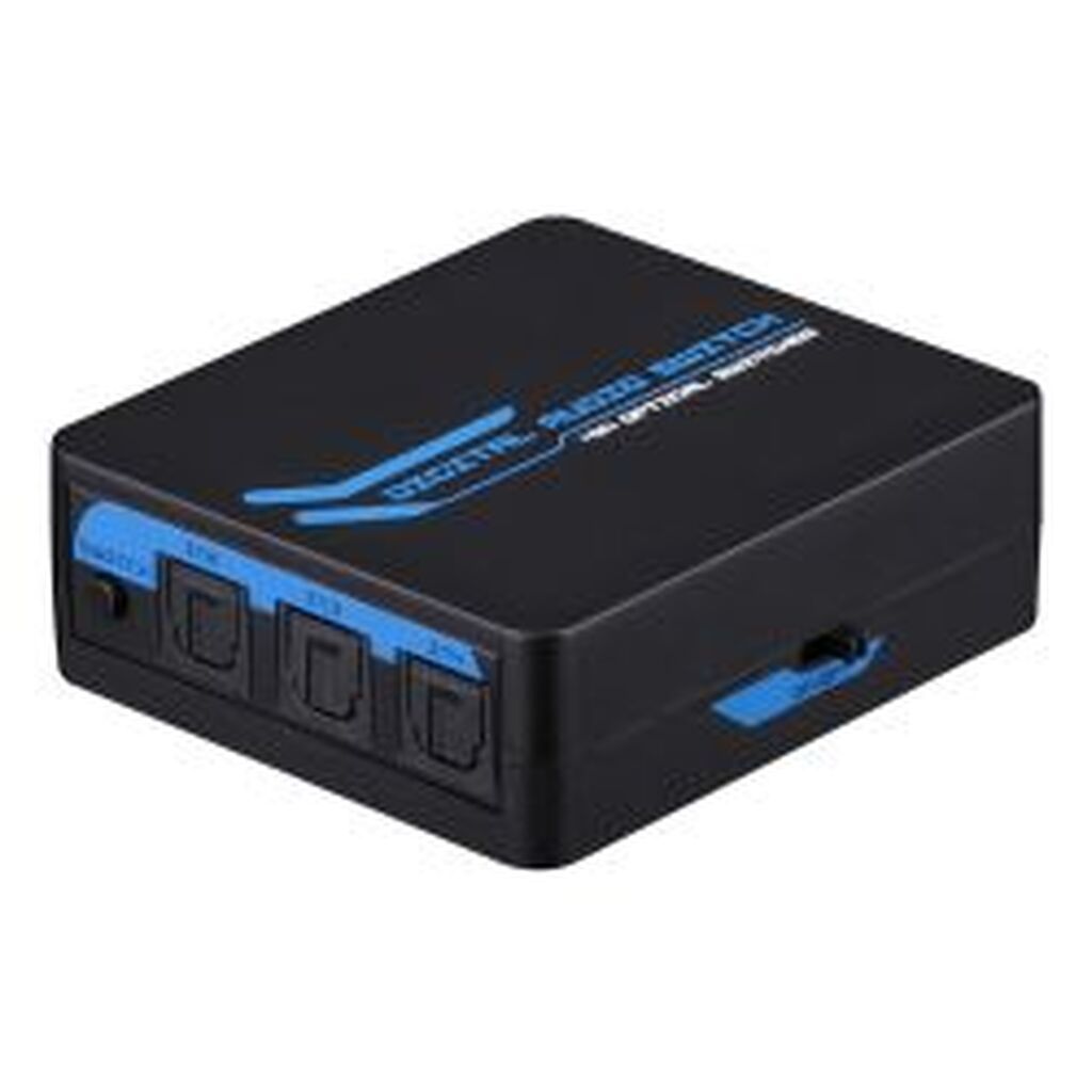 Deltacoimp Spdif/toslink Digital Optic Au 4x1 Switch Ir Remote Control