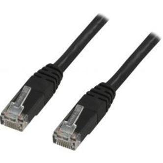Deltaco U/utp Cat5e Patch Cable 1m, Black