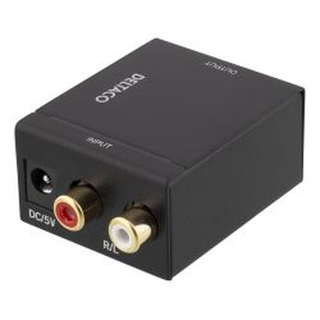 Deltaco Audio Converter From Analog&gt;digital 2xrca Coaxial S/pdif - Diverse