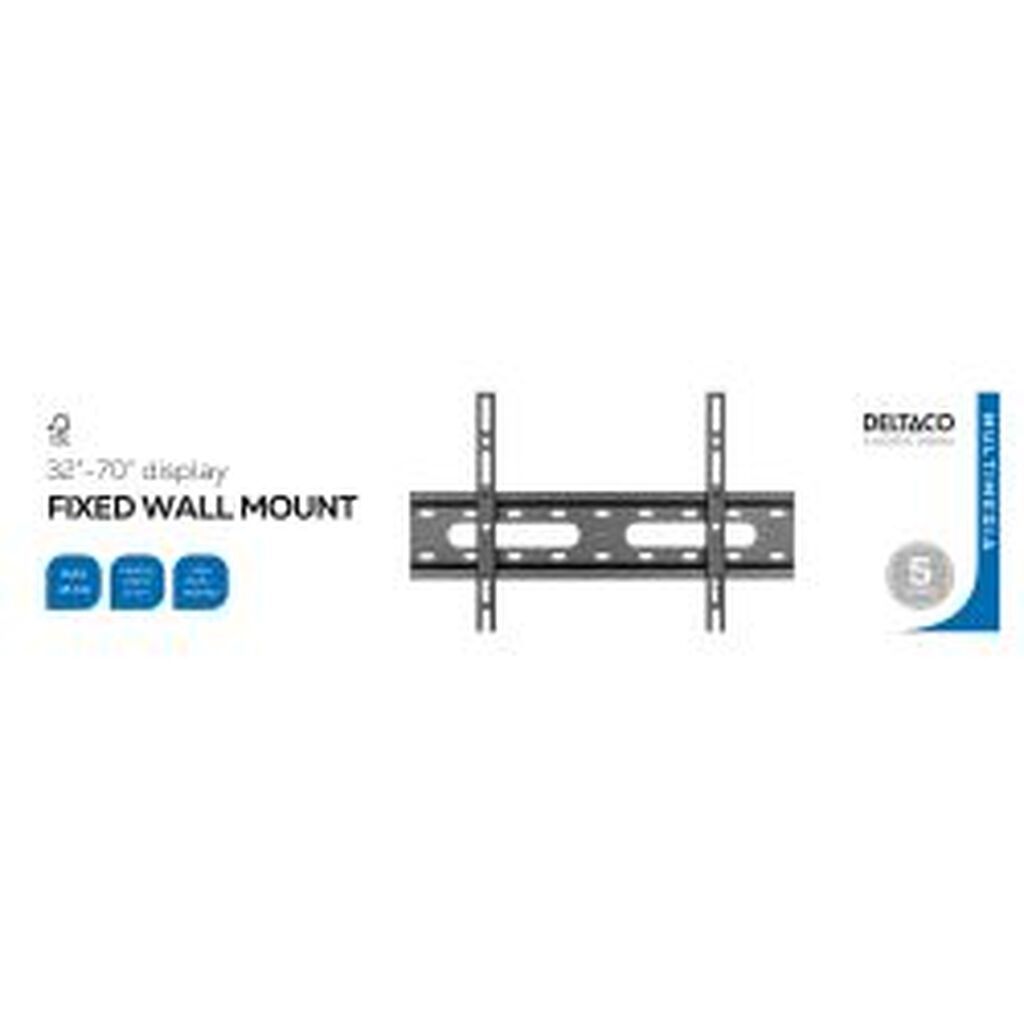 Deltaco Wall Mount, Fixed, 32-70 , 45 Kg