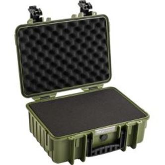 B&W Outdoor Cases BW Outdoor Cases Type 4000 / Bronze green (pre-cut foam) - Kuffert