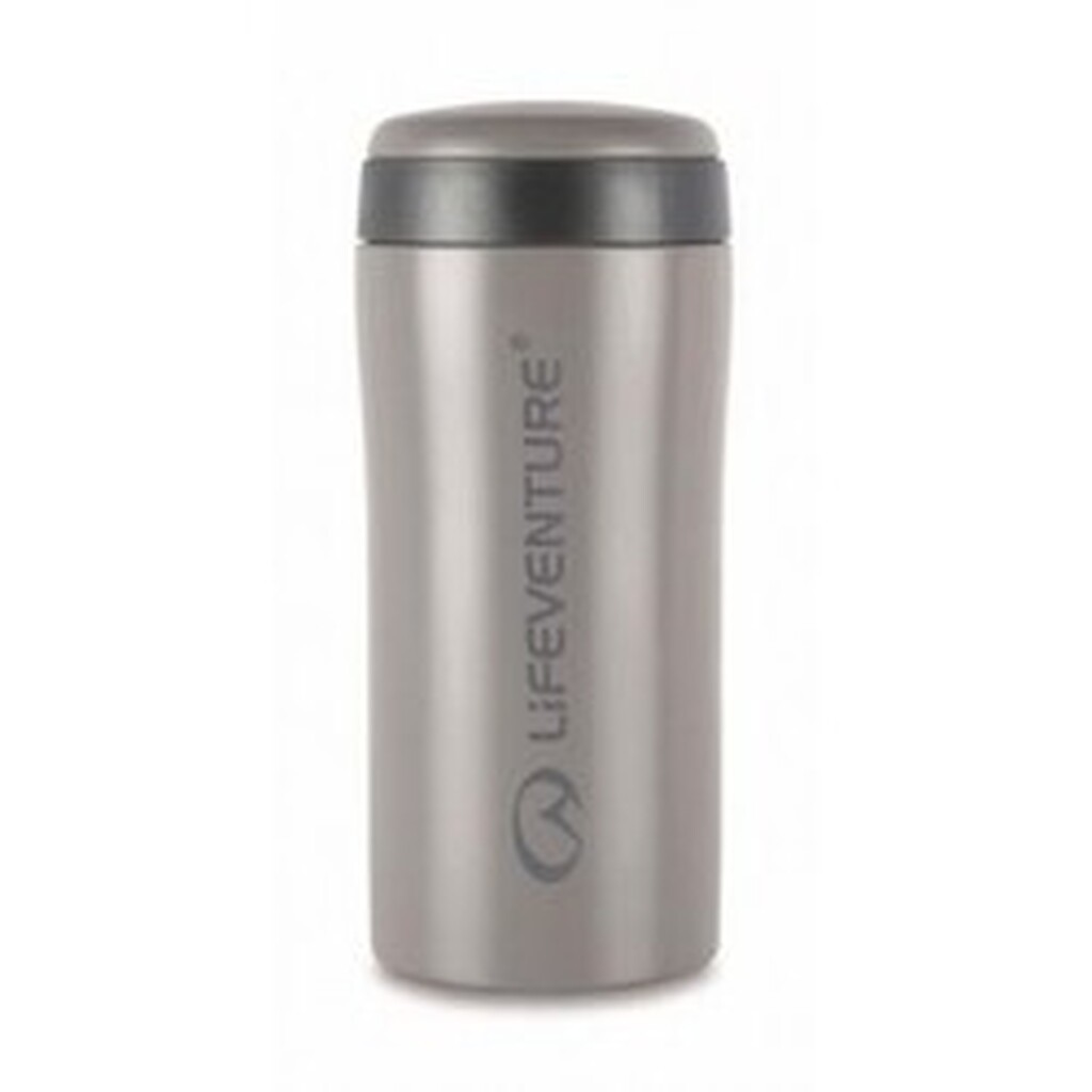 Lifeventure Thermal Mug - 300ml - Matt Grey - Str. Stk. - Termoflaske