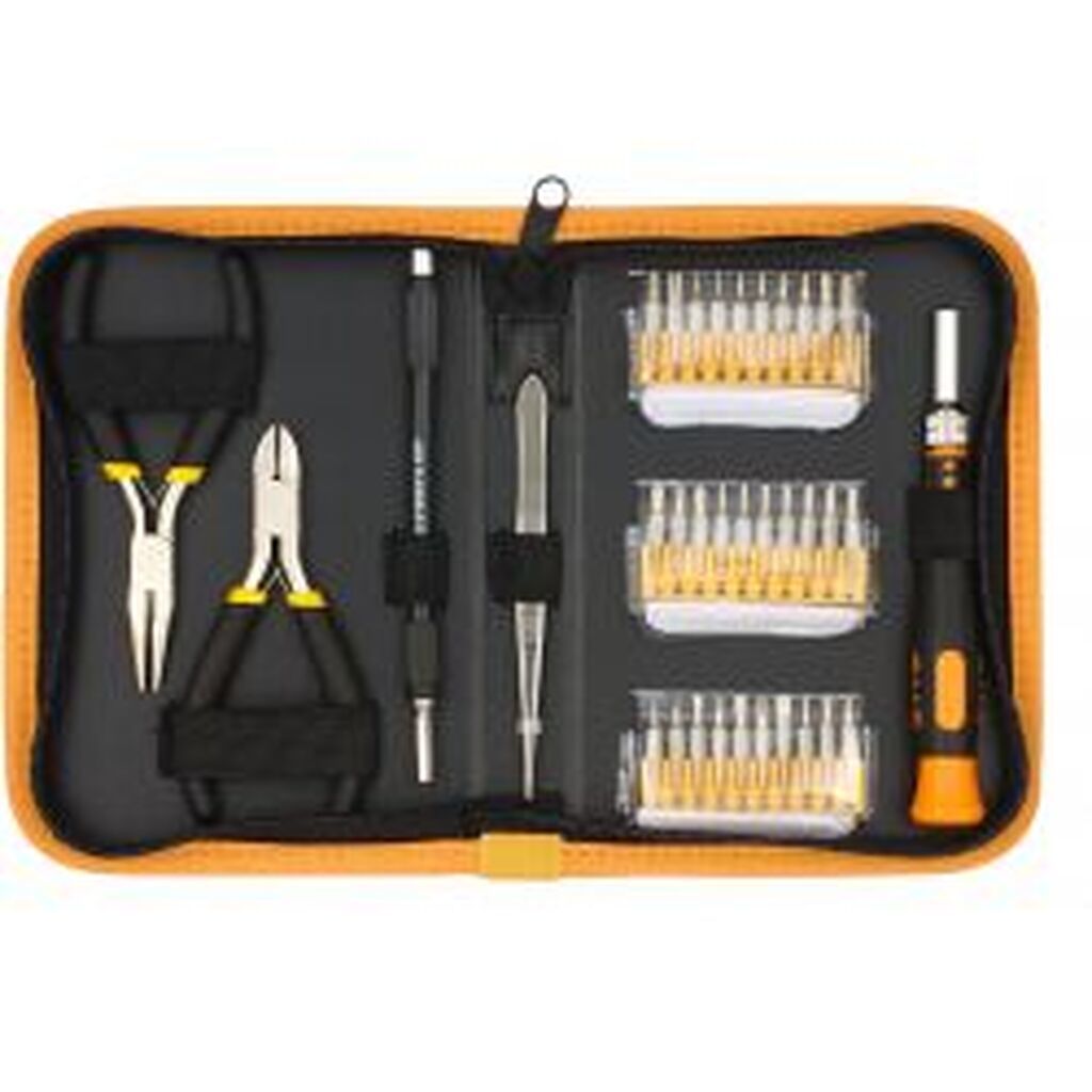 Deltacoimp Precision Bit Set 1bit Chisel 30 Bits 2 Pliers And Tweezers