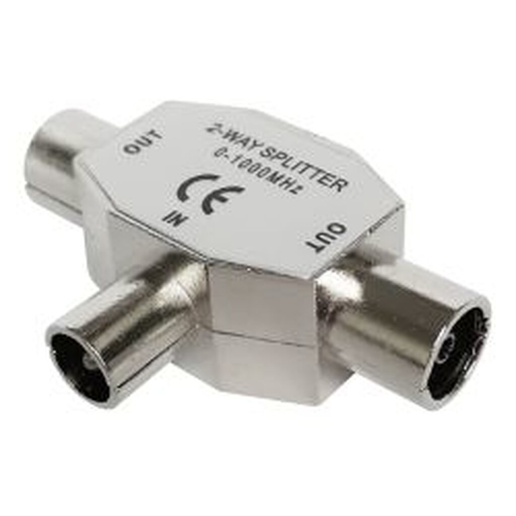 Deltaco 2-way Splitter Radio Iec - Diverse