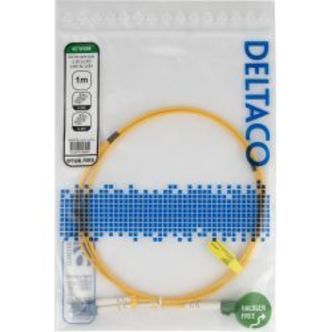 Deltaco Os2 Fiber Cable, Lc - Lc, Duplex, Upc/apc, 1,0m