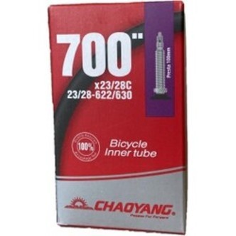Chaoyang Slange 700x23/28c Presta 100mm - Cykelslange