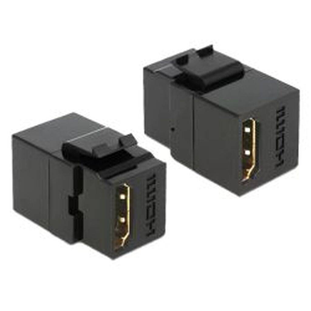 Delock Keystone Module Hdmi Female &gt; Hdmi Female Black