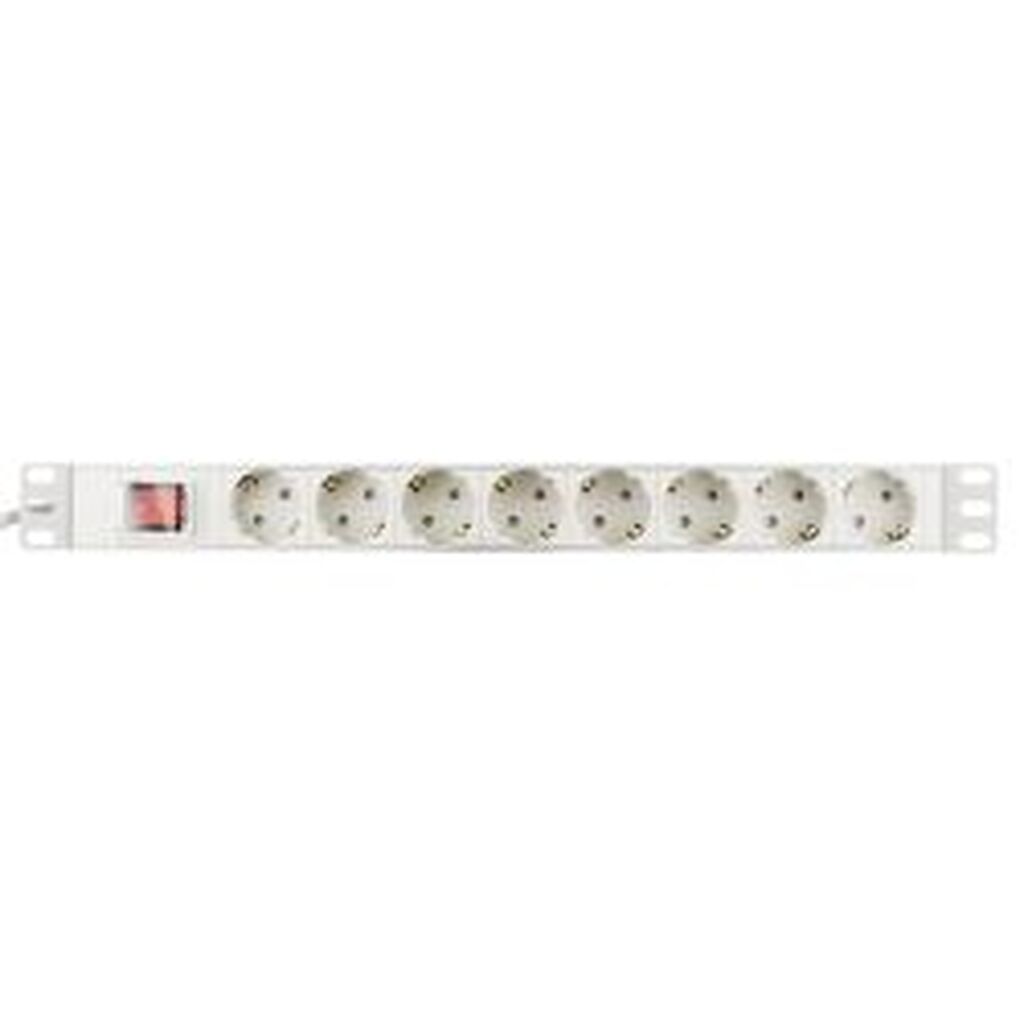 Deltaco Power Strip 8xcee 7/3 Sockets 1xcee 7/7 Connection 19 1u 3m