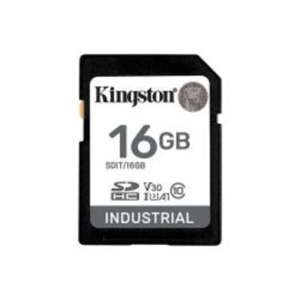Kingston 16g Sdhc Industrial Pslc Class10, Uhs-i,u3,v30, A1 Sd-card