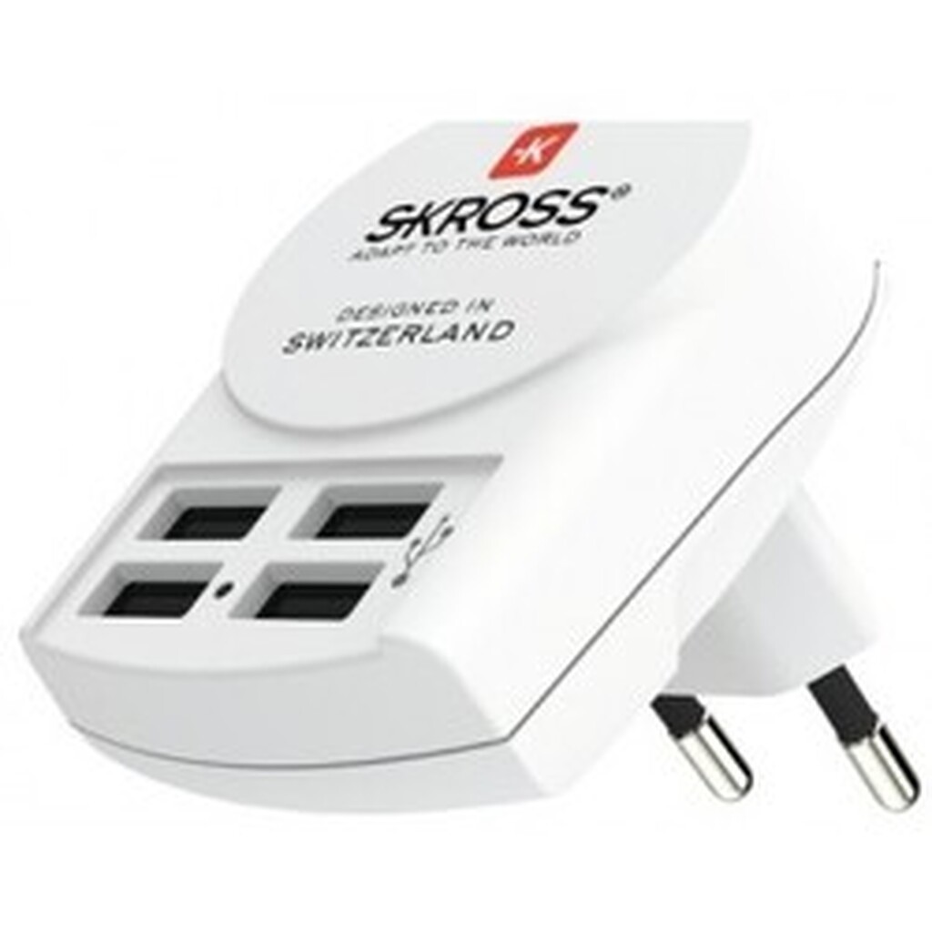 Euro USB Charger - 4xUSB Type A - Adaptor