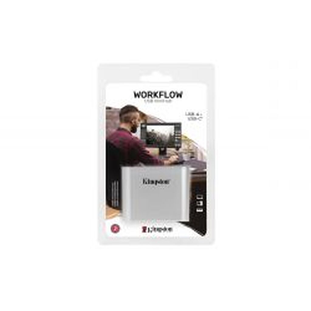 Kingston Usb 3.2 Gen 1 Workflow 5g Usb-a And Usb-c Minihub