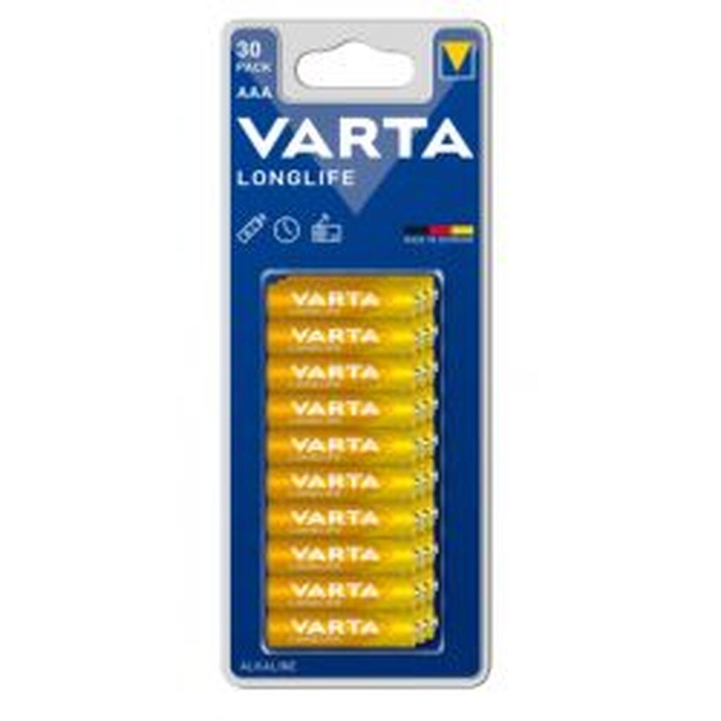 Varta Longlife Aaa Blister 30-pack - Batteri